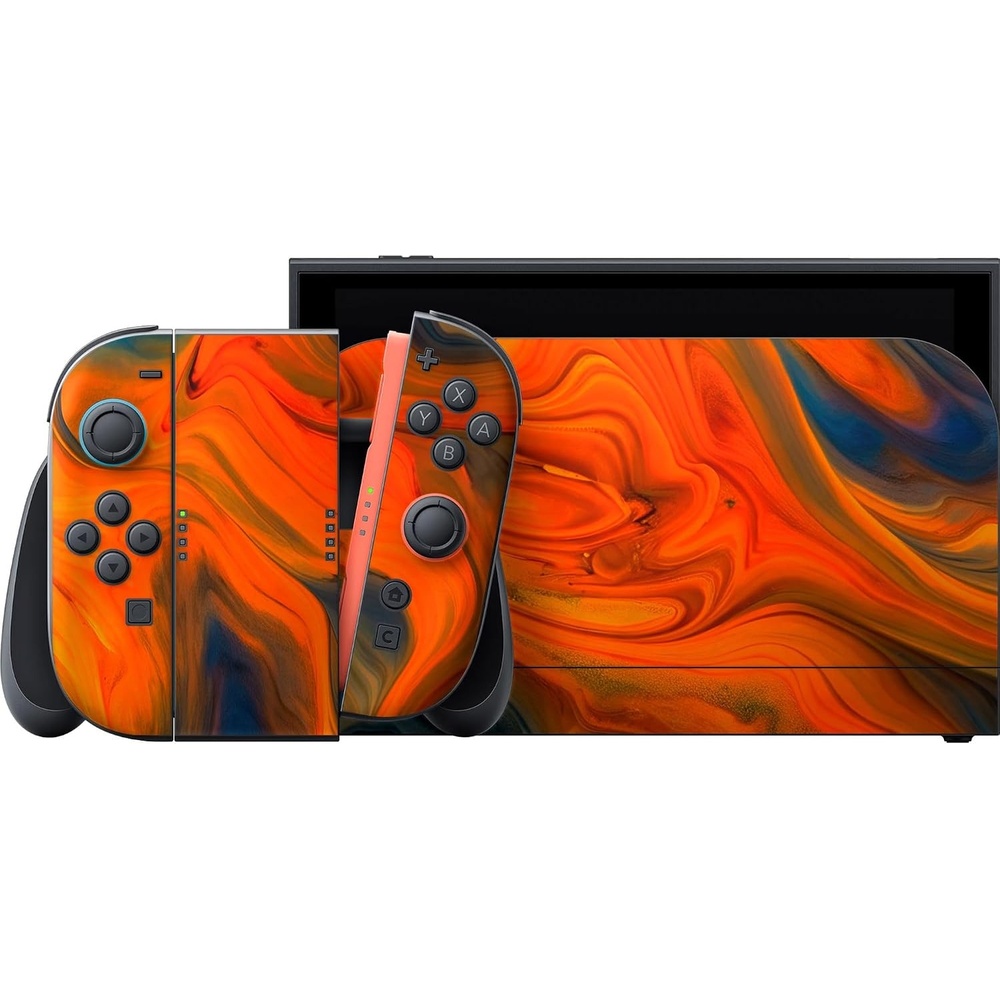 image:imageRazer Console Skin for Nintendo Switch 2 Complete Wrap  Premium 3M Cast Vinyl  Scratch Resistant  Unique Designs amp Finishes  Easy Application  Carbon FiberSludge
