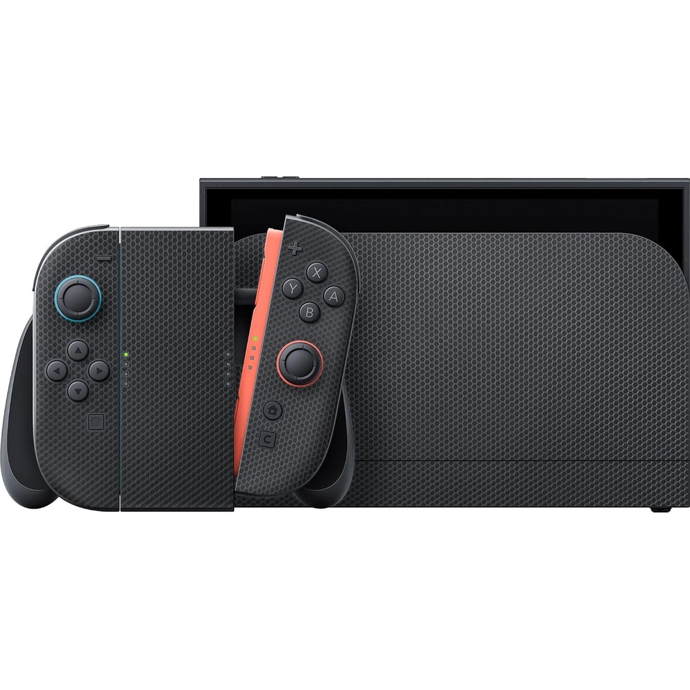 image:imageRazer Console Skin for Nintendo Switch 2 Complete Wrap  Premium 3M Cast Vinyl  Scratch Resistant  Unique Designs amp Finishes  Easy Application  Carbon FiberDark Hive
