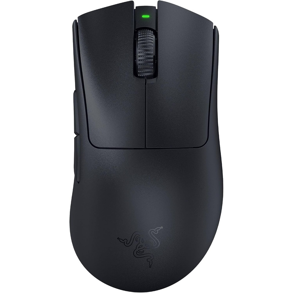 image:imageRazer DeathAdder V3 Pro Wireless Gaming Mouse 64g 90 Hr Battery White  Focus Pro 30K Optical Sensor Fast Optical Switches Gen3 HyperSpeed Wireless 5 Programmable ButtonsBlack