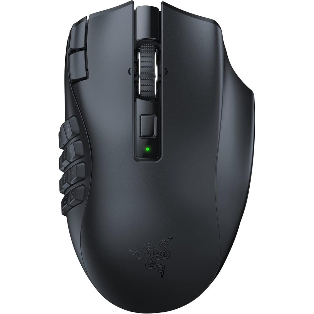 image:imageRazer Naga V2 Pro Wireless MMO Gaming Mouse 300 Hr Battery Black  191 Programmable Buttons w 3 Swappable Side Plates HyperScroll Pro Wheel Focus Pro 30K Optical SensorNaga V2 HyperSpeed