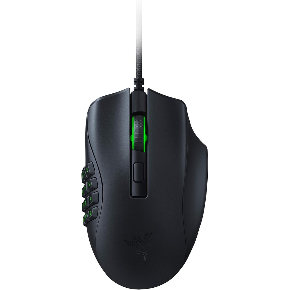 image:imageRazer Naga X Wired MMO Gaming Mouse 18K DPI Optical Sensor  2ndgen Optical Switch  Chroma RGB Lighting  16 Programmable Buttons  85g  Classic Black