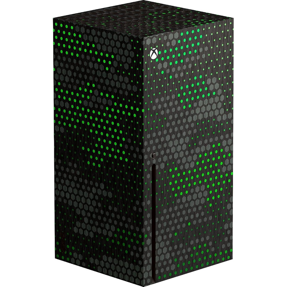 image:imageRazer Vinyl Console Skin Xbox Series X  Full Wrap  Premium 3M Cast Vinyl  Scratch Resistant  Unique Designs amp Finishes  Easy Application  Green Hex CamoGreen Hex Camo