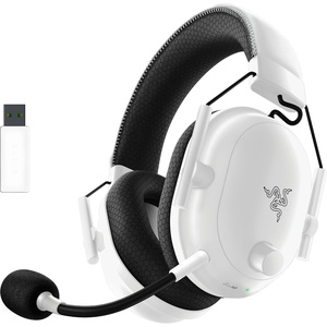 Razer BlackShark V2 Pro Wireless Gaming Headset: THX 7.1 Spatial Surround Sound – 50mm Drivers – Detachable Mic – for PC, PS5, PS4, Switch, Black(White)