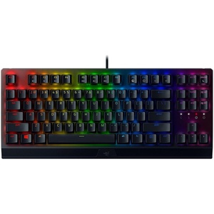 Razer BlackWidow V3 Tenkeyless TKL Mechanical Gaming Keyboard: Green Mechanical Switches – Tactile & Clicky – Chroma RGB Lighting – Compact Form Factor – Programmable Macros(Keyboard)