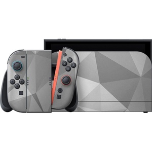 Razer Console Skin for Nintendo Switch 2: Complete Wrap – Premium 3M Cast Vinyl – Scratch Resistant – Unique Designs & Finishes – Easy Application – Carbon Fiber(Geometric Mercury)