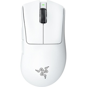 Razer DeathAdder V3 Pro Wireless Gaming Mouse, 64g, 90 Hr Battery, White | Focus Pro 30K Optical Sensor, Fast Optical Switches Gen-3, HyperSpeed Wireless, 5 Programmable Buttons(White)