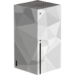 Razer Vinyl Console Skin: Xbox Series X – Full Wrap – Premium 3M Cast Vinyl – Scratch Resistant – Unique Designs & Finishes – Easy Application – Green Hex Camo(Geometric Mercury)