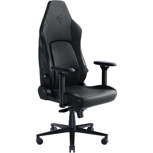 Razer Iskur V2 Gaming Chair: Adaptive Lumbar Support – Adjustable Lumbar Curve – High Density Foam Cushions – Reactive Seat Tilt &152-degree Recline – 4D Armrests – Fabric – Dark Grey(Black)