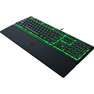 Razer Ornata V3 X Gaming Keyboard: Low Profile Keys – Silent Membrane Switches – Spill Resistant – Chroma RGB Lighting – Ergonomic Wrist Rest – Snap Tap
