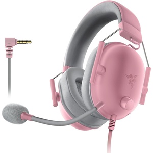 Razer BlackShark V2 X Gaming Headset: 7.1 Surround Sound – 50mm Drivers – Memory Foam Cushion – For PC, PS4, PS5, Switch – 3.5mm Audio Jack – Black | 7.1 Surround Sound, 50mm Drivers, Cardioid Mic, Lightweight, Memory Foam, Noise Isolating Earcups, for PC, PS4, PS5, Switch(Quartz Pink)